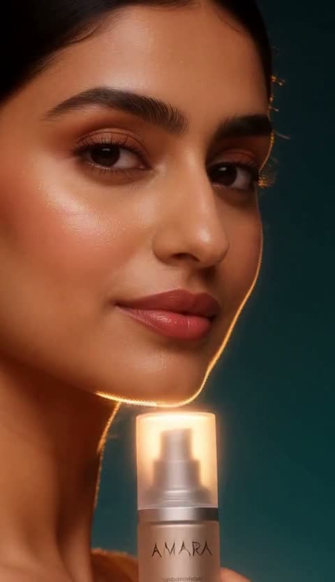 Skincare beauty ritual